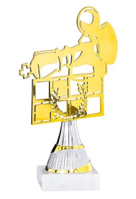 Trophée Métal Echecs 55107