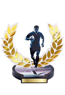 Trophée Bois Rugby 56505
