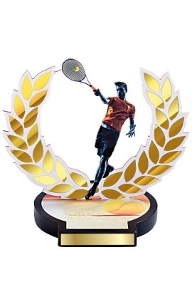 Trophée Bois Tennis 56506