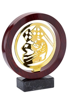 Trophée Bois Métal Auto-Moto JX01