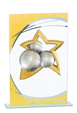 Trophée Verre Personnalisé 129-01-NJ