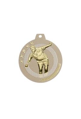 Médaille Ø 50 mm Boules & Pétanque  - NQ11