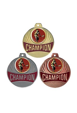 Médaille Ø 50 mm Badminton - CX04