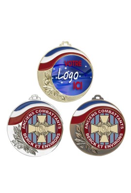 Médaille Logotée Ø 70 mm - 063-LO