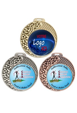 Médaille Logotée Ø 70 mm - 092-LO