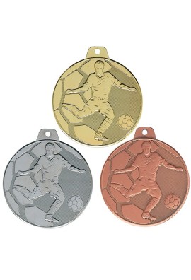 Médaille Ø 50 mm Football  - Q-005