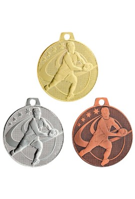 Médaille Ø 70 mm Rugby – Q-102