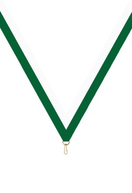 Ruban Médaille  Blanc/Vert  : 6039