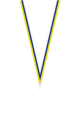 Ruban Médaille  Blanc/Bleu/Jaune : 6056-1