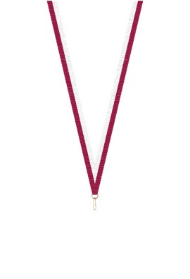Ruban Médaille  Blanc/Rouge : 6055-1