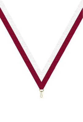 Ruban Médaille  Blanc/Rouge : 6055