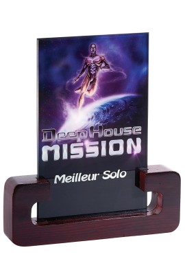 Trophée Verre & Bois Personnalisé 156-41-LO