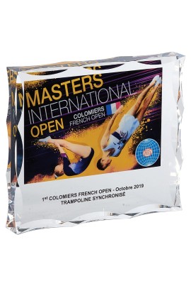 Trophée Acryglass Personnalisé 158-01-LO