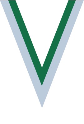 Ruban Médaille  Blanc/Vert  : 6039