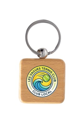 Porte Clés Bois Logoté – KB04-LO