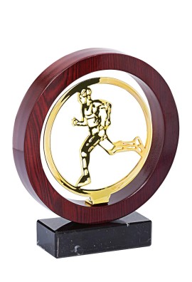 Trophée Bois Métal Boule & Pétanque JX05