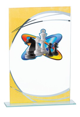 Trophée Verre Personnalisé 123-01-BJ
