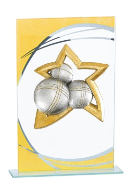 Trophée Verre Personnalisé 129-01-NJ