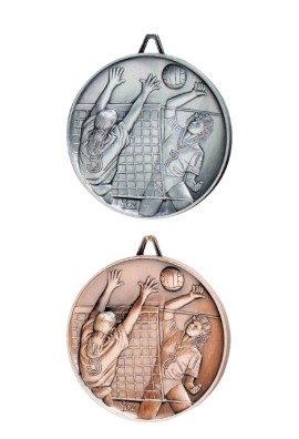 Médaille Ø 65 mm Volley-ball - 920-933