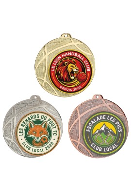 Médaille Logotée Ø 70 mm - 016-LO