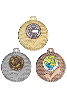 Médaille Logotée Ø 50 mm - Q-041-LO