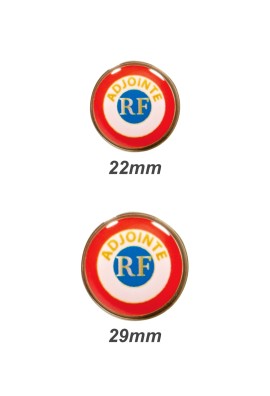 Pin's Tricolore Adjointe Maire Ø22mm