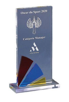 Trophée Acryglass Personnalisé 174-51-CLI