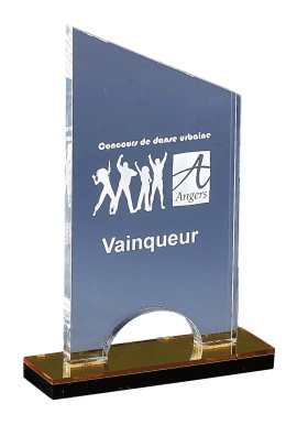 Trophée Acryglass Personnalisé 176-21-LO
