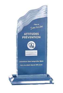 Trophée Acryglass Personnalisé 177-51-LO