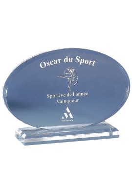 Trophée Acryglass Personnalisé 180-01-LO