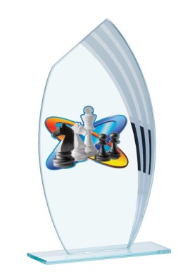 Trophée Verre Personnalisé 124-42-BJ