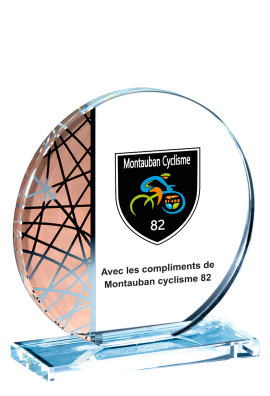 Trophée Verre Personnalisé 156-01-SU