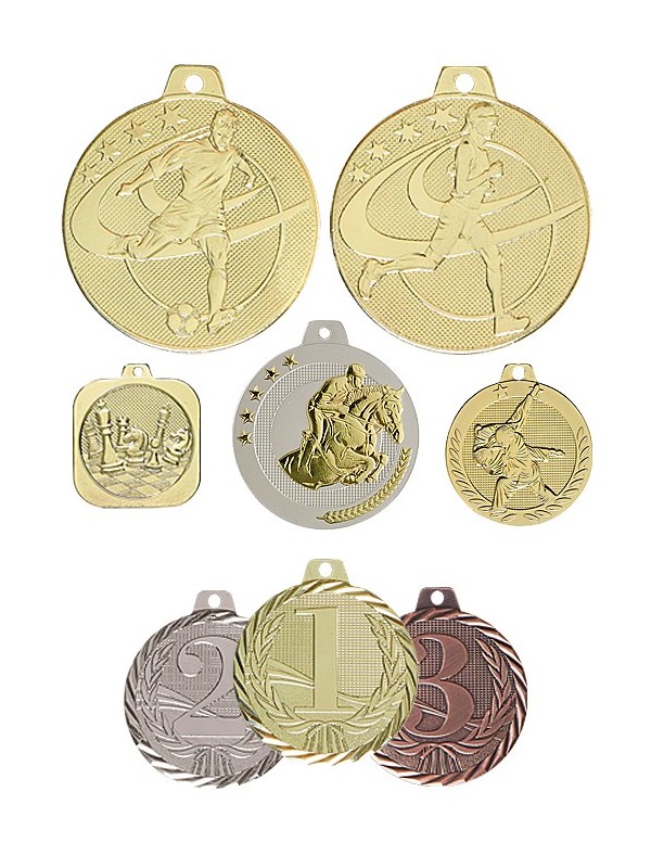 MÉDAILLES ESTAMPÉES