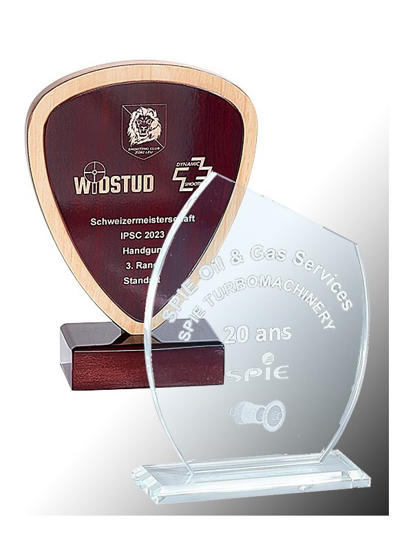 TROPHÉES GRAVURE LASER : VOTRE LOGO