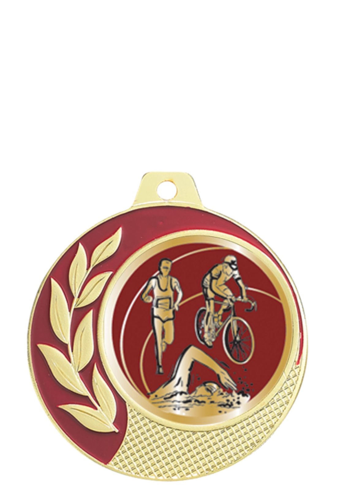 Médaille Ø 70 mm Triathlon  - CZ24